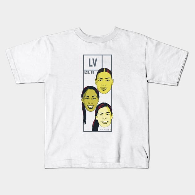 LV 3 Kids T-Shirt by kwasi81